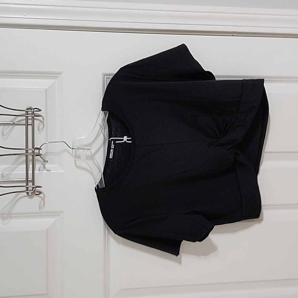 Twist front crop top